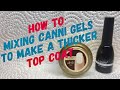 How to: Mixing Canni gels to make a thicker top coat