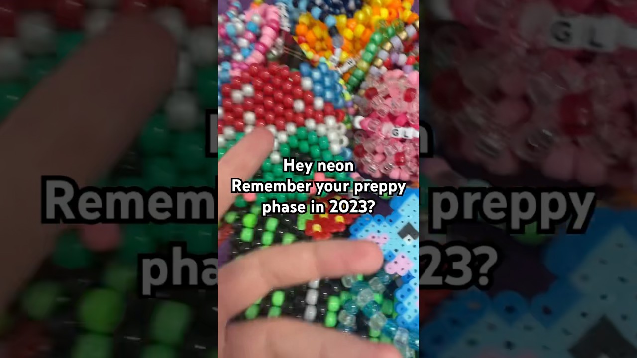 My preppy phase #kandi #furry #kandikid #ponybeads #diycrafts #scenecore #scenekid #cringe #preppy