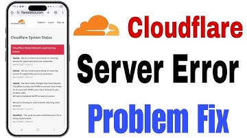 Cloudflare Server Error Problem Today Fix || Cloudflare Server Not Working Problem Today Fix