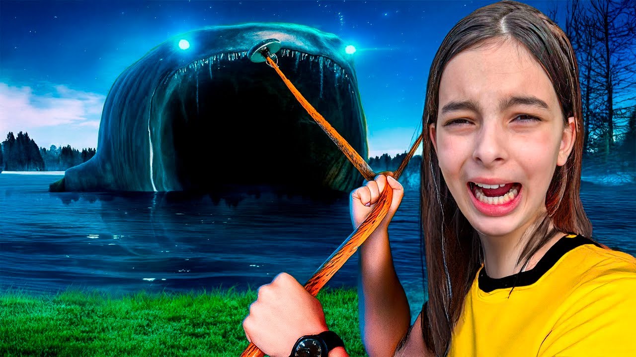 PESQUEI UM MONSTRO MARÍTIMO NA PESCA MAGNÉTICA! Nao acredito