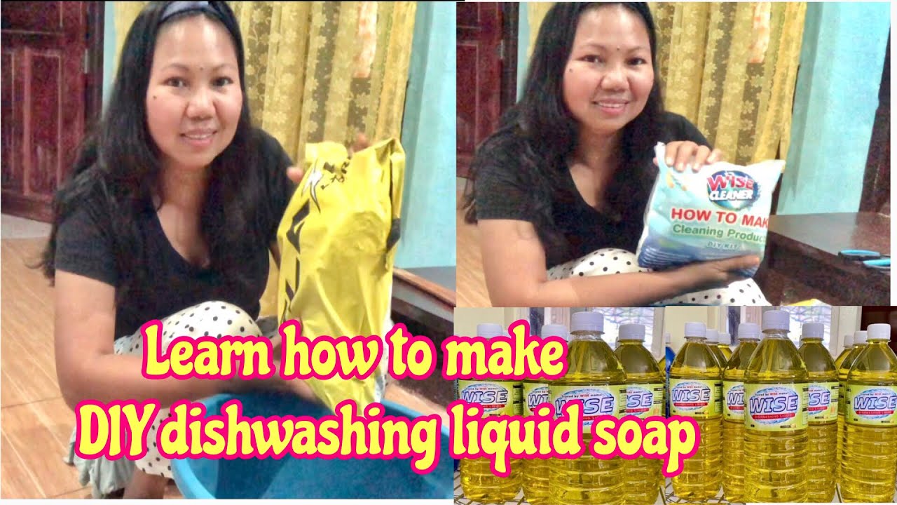 DIY dishwashing liquid soap #unboxing #minibusiness - YouTube