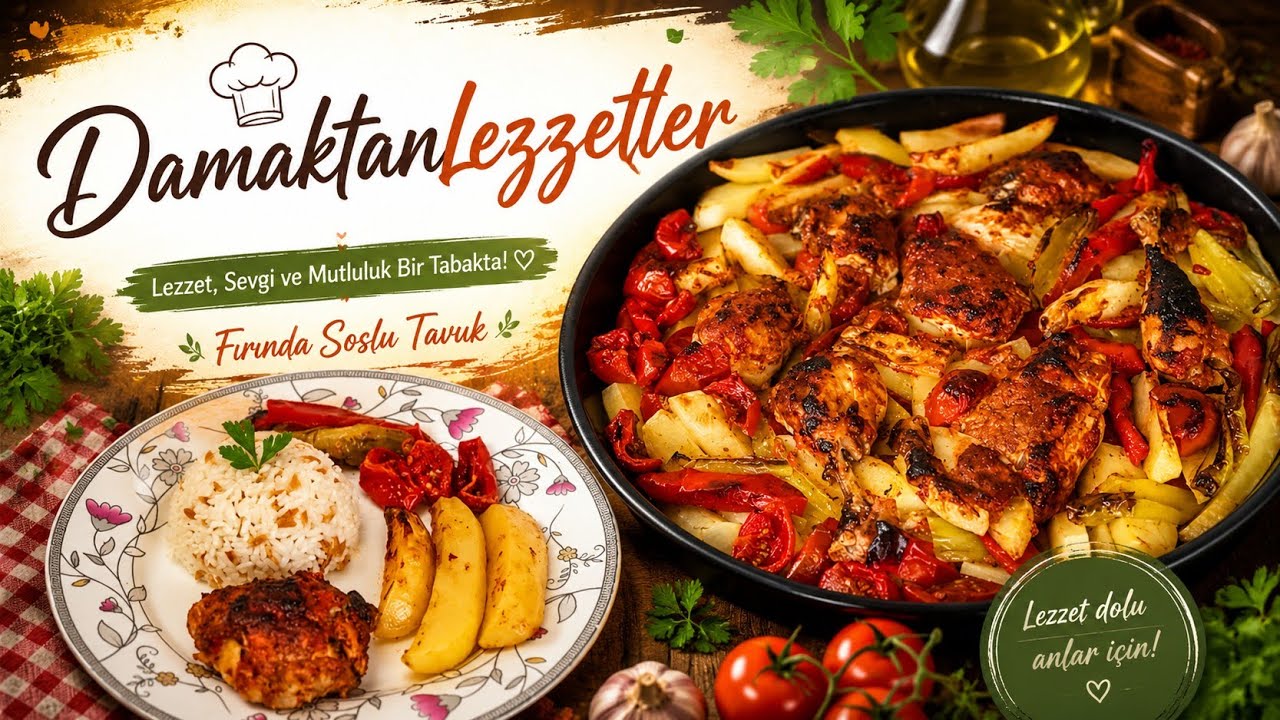 Fırında Soslu Tavuk Tarifi | Kolay Yemek | Akşam Yemeği Tarifi | Tam Ölçülü ve Tüm Püf Noktalarıyla! Fırında Soslu Tavuk Tarifi | Kolay Yemek | Akşam Yemeği Tarifi | Tam Ölçülü ve Tüm Püf Noktalarıyla!