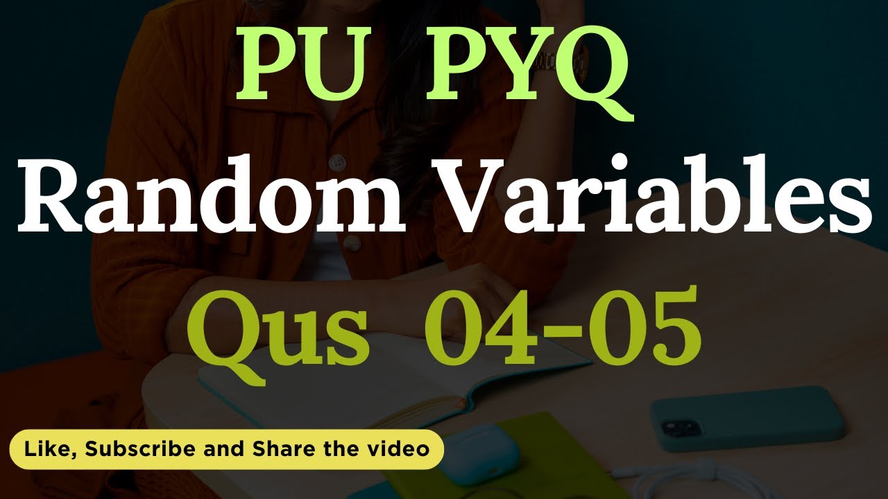 Q4 5 Random Variable PYQ - YouTube