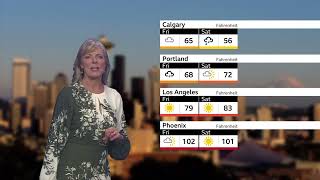 BBC Weather today in NORTH AMERICA - September 4th 2026