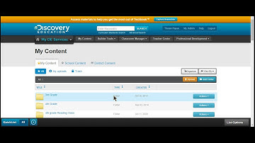 Discovery Education video 5: How to save MY CONTENT.webm