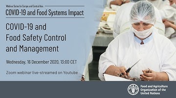 COVID-19 and Food Safety Control and Management