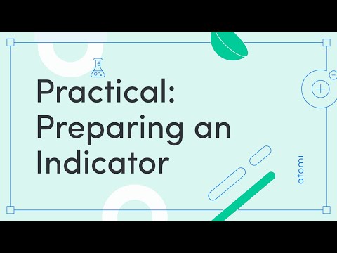 Chemistry: Practical: Preparing an Indicator Instructional Video