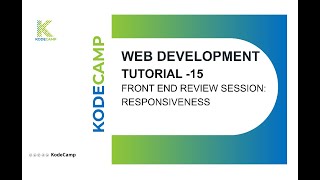 15. Frontend Development Review Class: Responsiveness