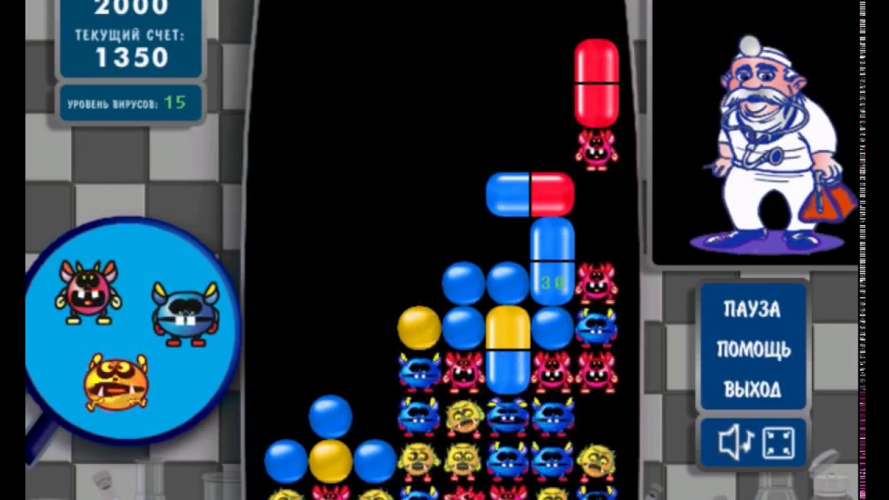 Прохождение игры ДОКТРИС на последнем уровне и высокой скорости