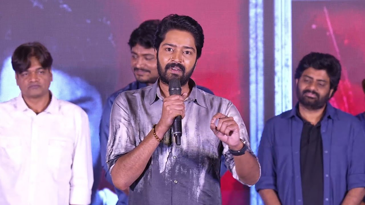 Actor Allari Naresh Superb Speech At 12A Railway Station Pre Release Event | S4 Entertainment