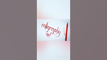 How To Write Simple Calligraphy #shorts #youtubeshorts #calligraphy #fahadcalligraphy #viralshorts