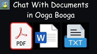 Chat With Documents (text) in Ooga Booga