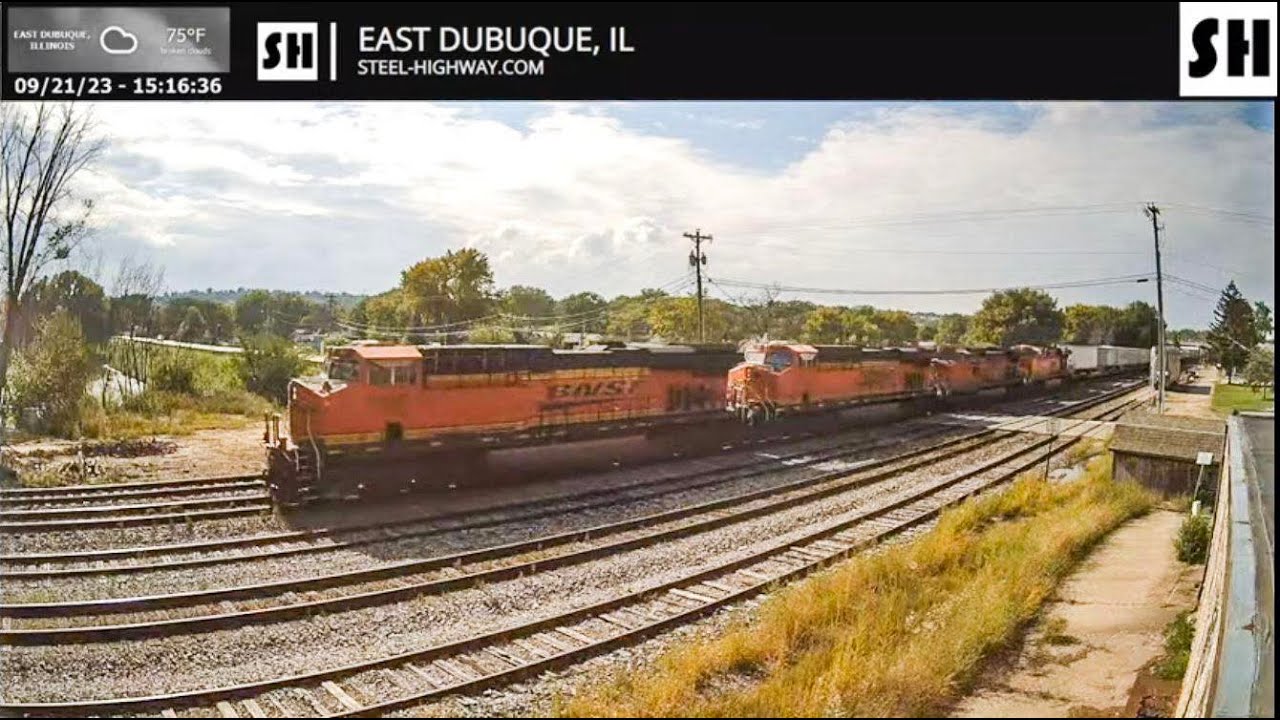 East Dubuque Live Railcam - East Dubuque, IL  #SteelHighway