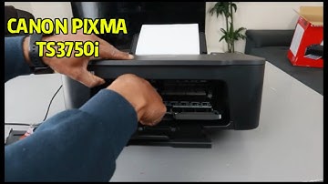 How to Load Paper & Install Ink in Canon PIXMA TS3750i | Setup Guide