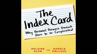 Index Card: Why Personal Finance Doesn't Have to Be Complicated - Harold Pollack