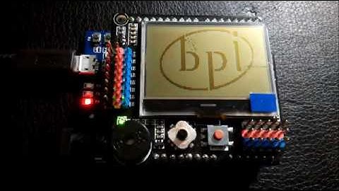 bpi:uno32 + Arduino: LCD 128x64 SHIELD (2)