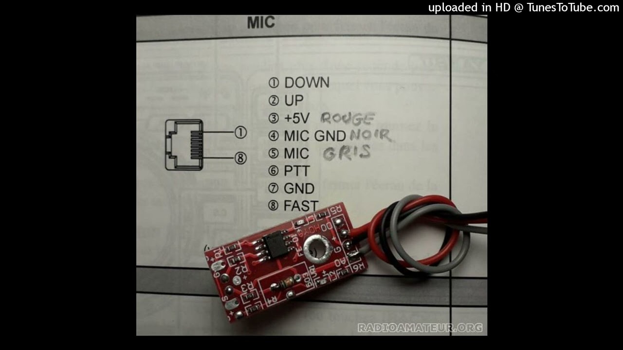 MH-31 Préamplifier platine de chez F4EOH/Platine préampli pour YAESU MH31