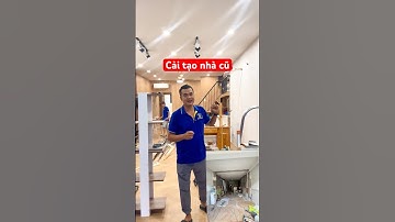 Thi công cải tạo nhà cũ bằng vật liệu ốp tường.Tấm ốp than tre, lam sóng, nano #emduydecor #decornha
