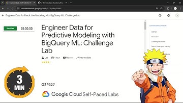 Engineer Data for Predictive Modeling with BigQuery ML: Challenge Lab | #qwiklabs | #GSP327