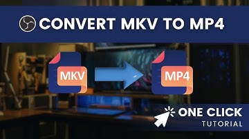 How to Convert MKV to MP4 in Obs Studio - Remux Recordings in Obs Studio