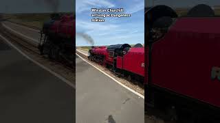 No.9 “Winston Churchill” arriving at Dungeness station #rhdr #trainspotting #trains