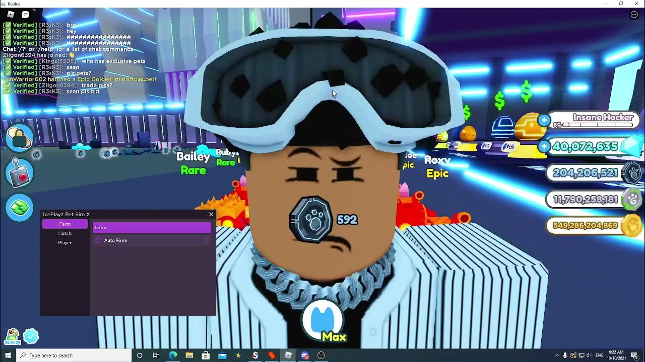 [UPDATED] ROBLOX Pet Simulator X Script Hack GUIs Dupe Coins Auto