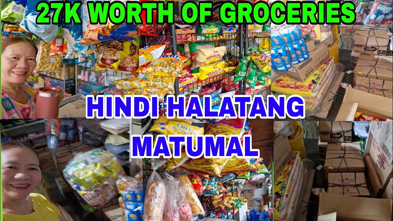 NA IIPON ANG BENTA KAYA NAKA PAG GROCERY TAYO MGA SISSY..HINDI HALATANG MATUMAL...THANK YOU LORD