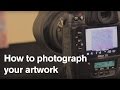 How to photograph your artwork