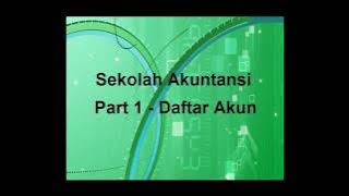 Membuat Aplikasi Excel Akuntansi Terlengkap (Daftar Akun) - Part 1