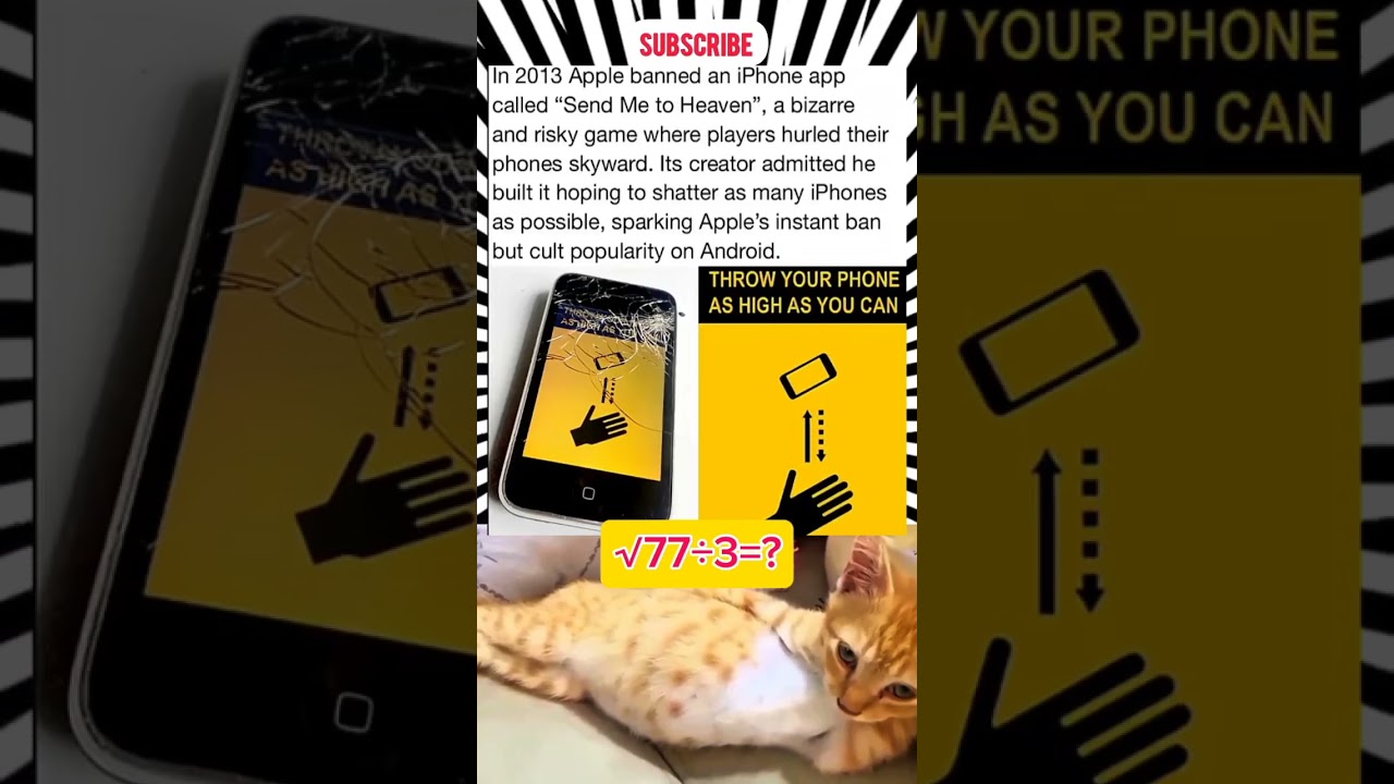In 2013 Apple banned an iPhone app called "Send Me to Heaven",