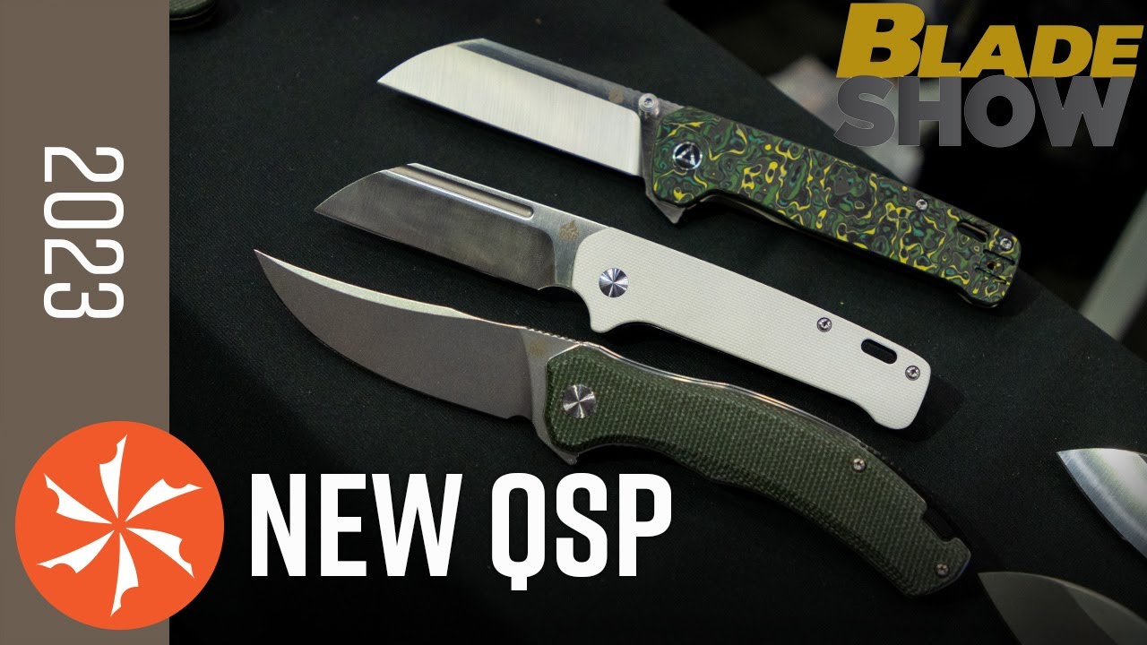 New QSP Knives at Blade Show 2023 YouTube