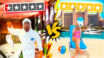 WORST Reviewed Hotel vs BEST Reviewed Hotel! *disgusting*🤮 🤦🏽