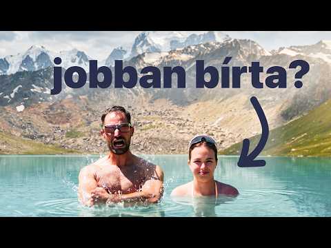 MEGFÜRÖDTÜNK EGY GLECCSERTÓBAN KIRGIZISZTÁNBAN! (ep01)