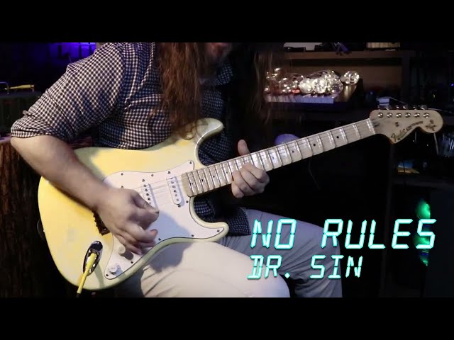NO RULES - Dr. Sin | Solo Guitar Playthrough - Flavio Mateus class=