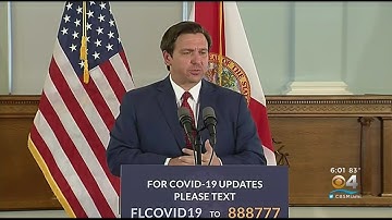 Gov. Ron DeSantis Says Schools Will Remain Closed Until End Of School Year