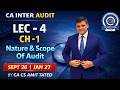 🔥 CA Inter Audit Day 4 | Sept 2026 &amp; Jan 2027 Attempt | CA Amit Tated