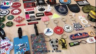 PVC Rubber Patches | Custom Brand Logo Services | Clothes Accessories Manufacturer - DOYLabel