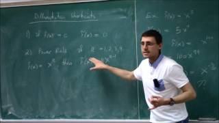 Calculus I (Lecture 9): Derivative Shortcuts Part 1