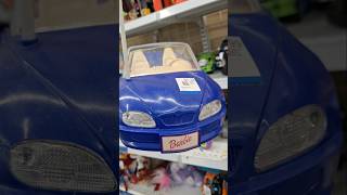 Vintage Barbie Doll 1999 Mattel Blue Car Working Headlights Rare collectible toy item #goldhunter137