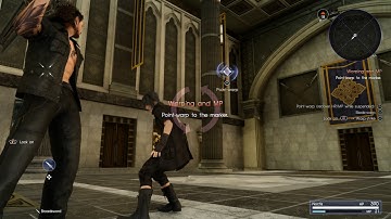 Final Fantasy XV - Tutorial: Warp Strike, Point Warp, MP Consume, Stasis, Cover, Take Down Gladiolus