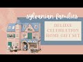 Sylvanian Families: Deluxe Celebration Home Gift Set Set Up