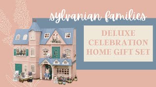 Sylvanian Families: Deluxe Celebration Home Gift Set Set Up