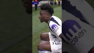 kudus funny goal celebration #championsleague #football