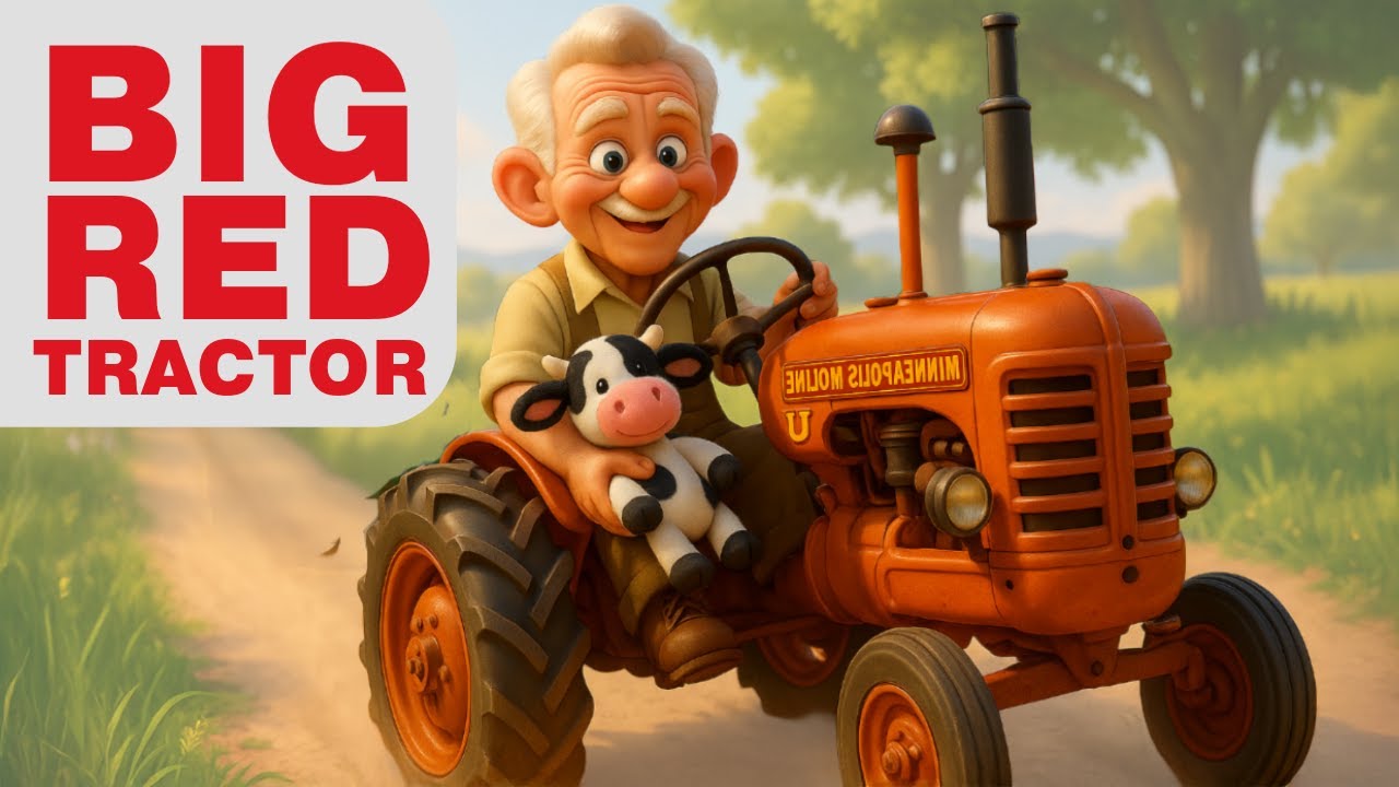 Big Red Tractor – Fun Farm Song for Kids