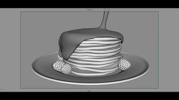 Realflow + Maya - Chocolate Simulation