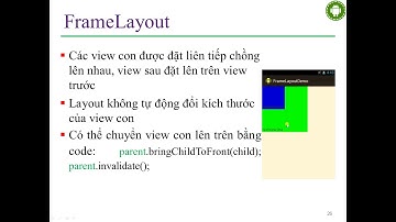 2.3  Khái niệm View, Layout, một số view cơ bản và tương tác với view như thế nào