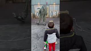 Dinosaurs Scaring Kids