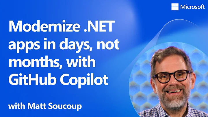 Modernize .NET apps in days with GitHub Copilot