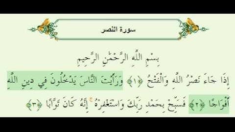 سورة النصر الشيخ المنشاوي