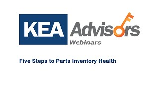 Five Steps to Parts Inventory Health